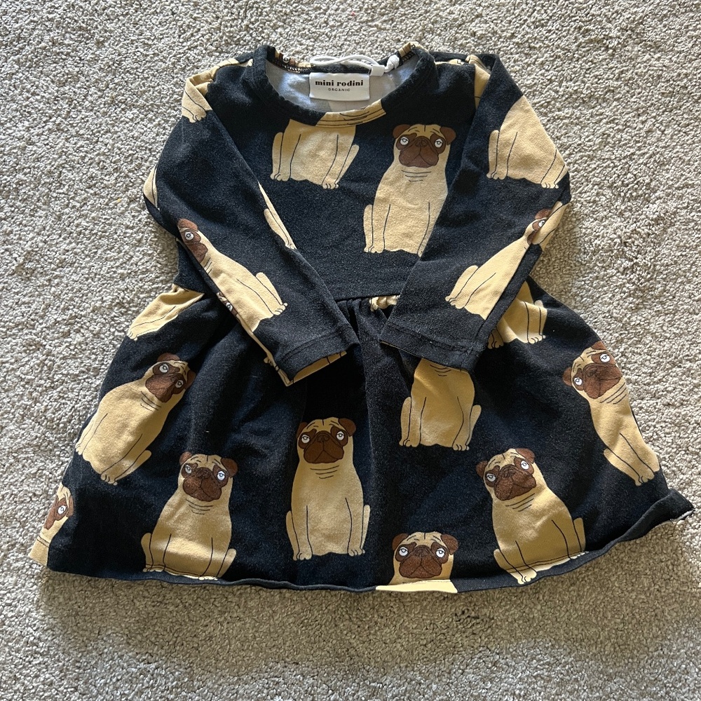 Mini rodini pugs dress